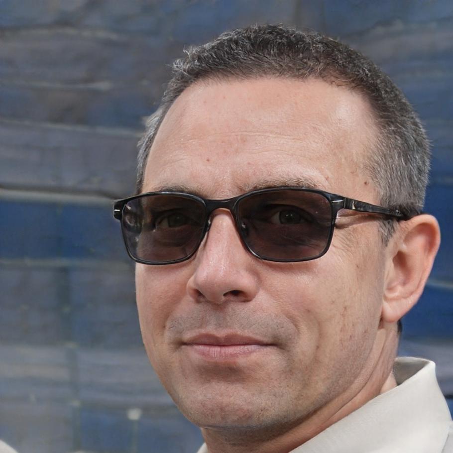 Ritratto di Marco Santini, makeup artist professionista